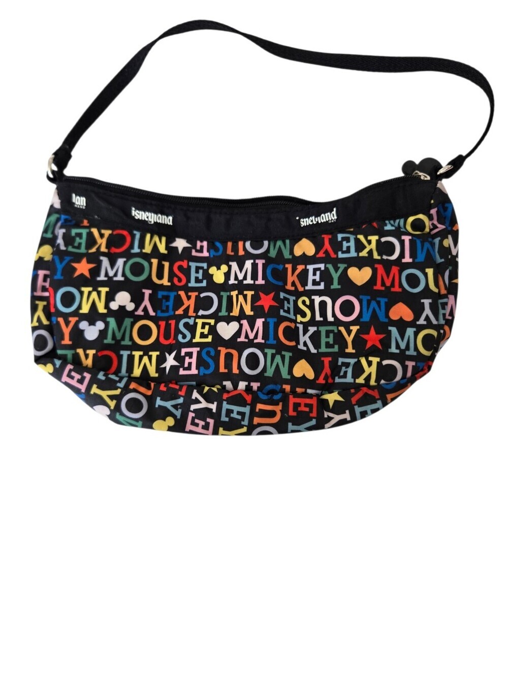 Disneyland Resort Mickey Mouse Multicolor Shoulder Bag Purse Disney Parks - Picture 2 of 3